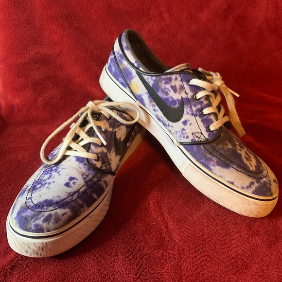 Nike SB Zoom Stefan Janoski QS Tie Dye Deep Royal Sneakers Size 7 - Picture 6 of 13